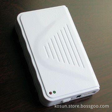 Portable Power Bank with 1,700mA Capacity and 3 Hours Charging Time